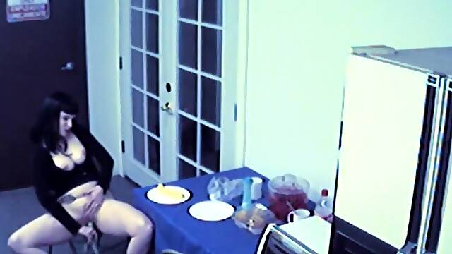 Busty masturbating teen