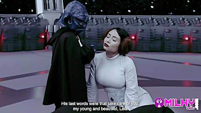 Watch sassy Princess and Leias action