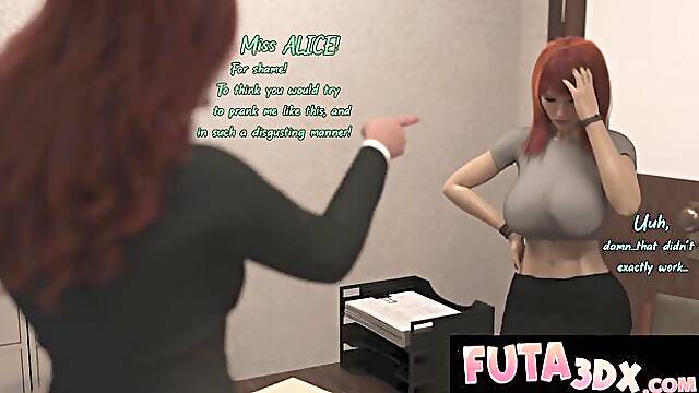 Big cock video with inviting escort from Futa3DX