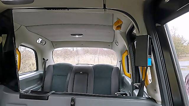 Fake cab cougar with an nasty figure is screwed hard a rough by a taxi driver