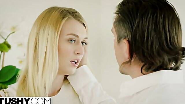 Tushy featuring Mick Blue and Natalia Starrs ass to mouth smut