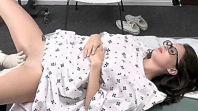 At a yearly exam Maddy May is seduced by her perverted older doctor