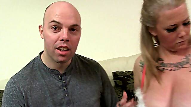 Busty Nastyshag Fucks Baldy