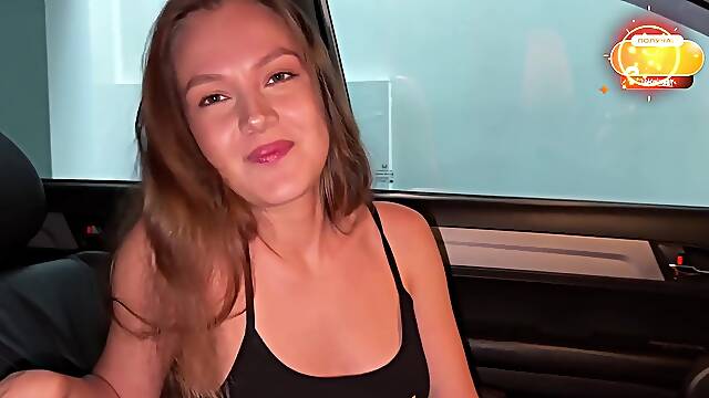 Cheating On Her Husband. Old Friends Finally Had Sex. Car Sex. Pov
