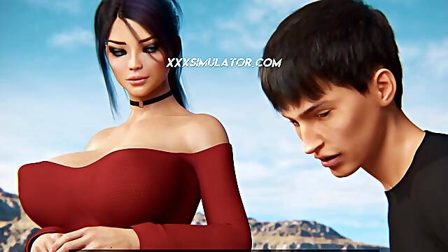 ▹ While BF Fixes the Engine, GF Gets Creampied in the Mid of Nowhere by BBC Mechanic