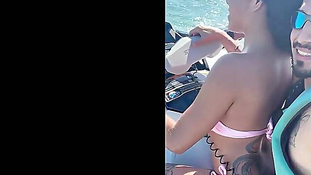 Busty Brazilian bride gets a BBC on the down-low