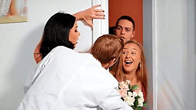 Cold Feet Hot Sex Episode 2: Doctor Danny D helps Busty Brunette Bride Kiki Daniels