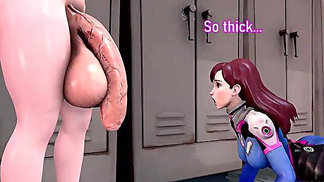 HoneyChan FutaLockers - Futanari Mei x Dva