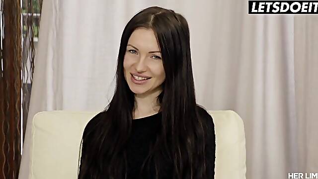 HER RESTRICTION - Brunette Hair Whore Sasha Roses Anal Fantasy Lastly Comes True Full Scene