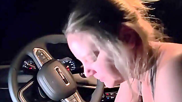 Sucking Drivers Cock After Picking Me up POV