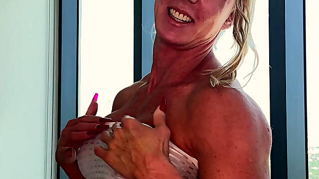 Extreme Sheer Bra and Panties Plus Dress - Sexy Try-on